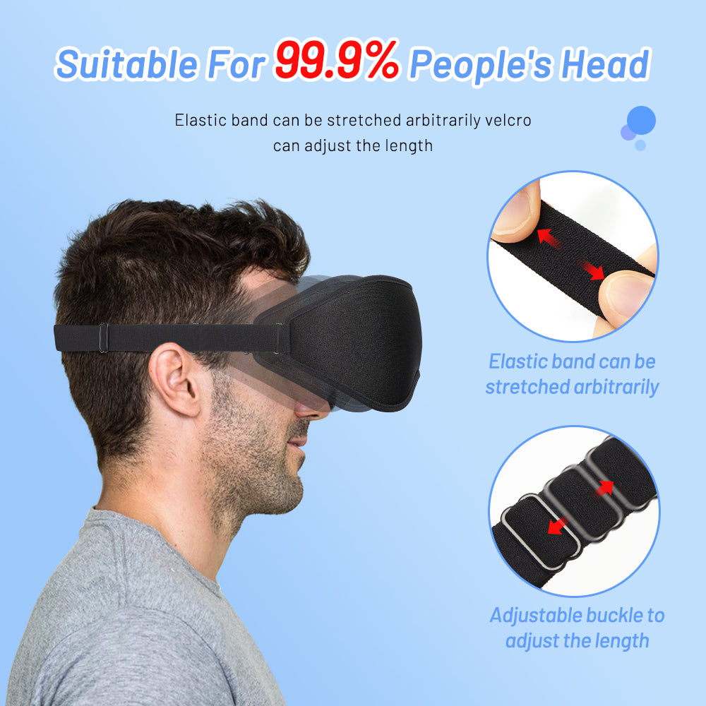 3D Ergonomic Memory Foam Eye Mask