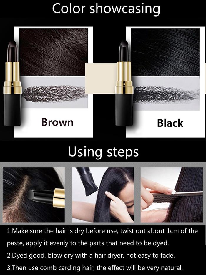 Lai Mei Quick Gray Coverage Hair Stick 3.8g